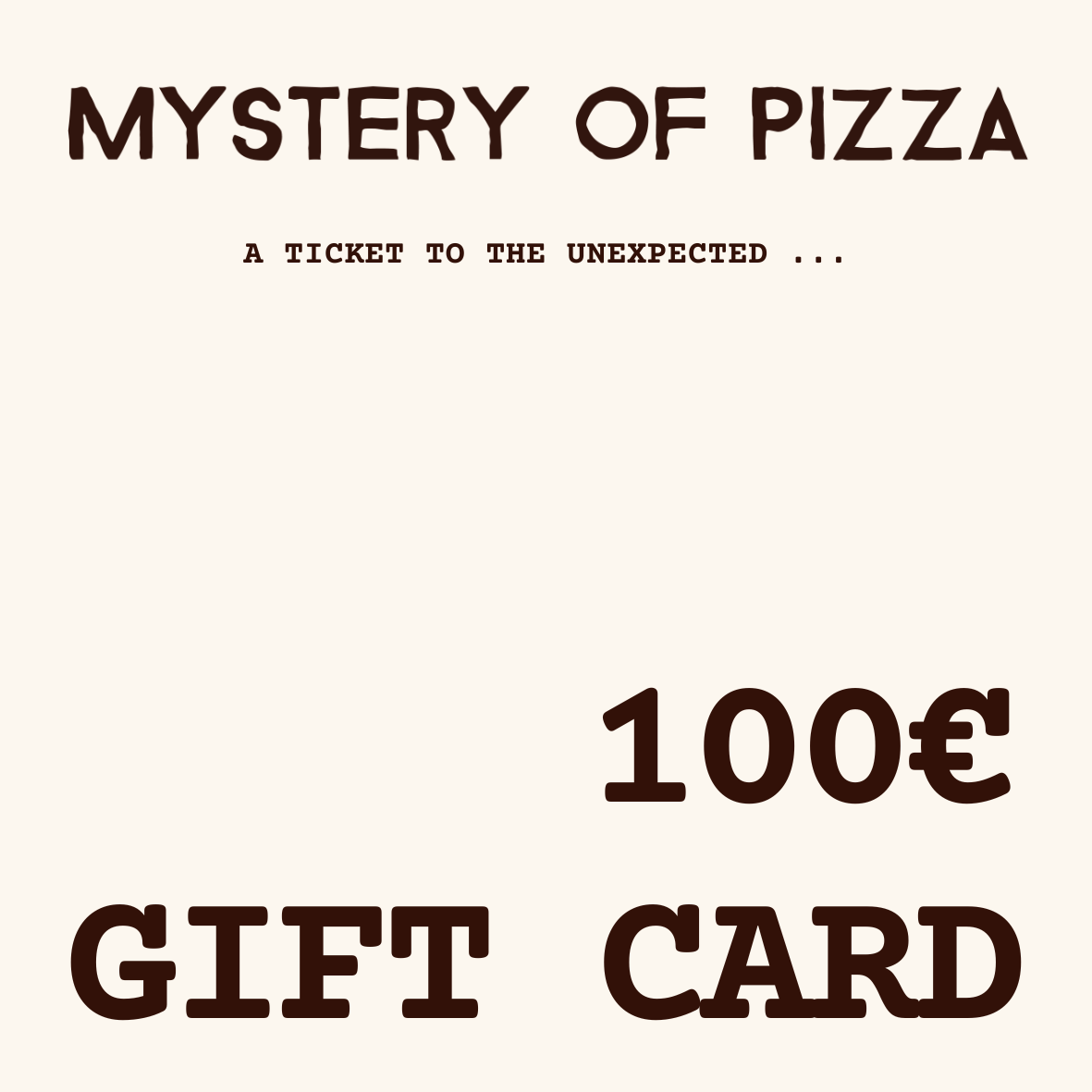 MOP - GIFT CARD
